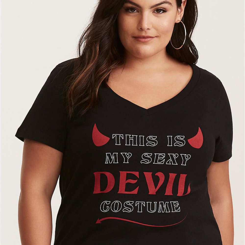 Devil Costume V-Neck Tee
